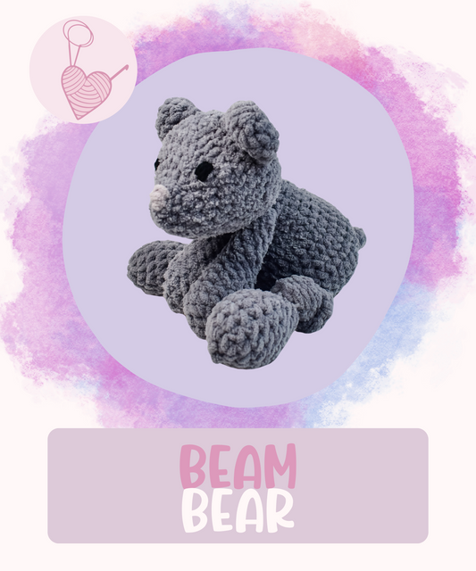 MADE TO ORDER- Beam Bear Little Plushie