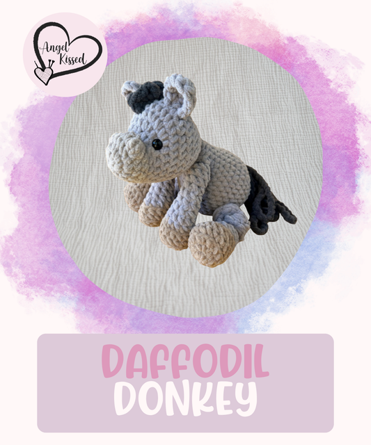 MADE TO ORDER- Daffodil Donkey Little Plushie