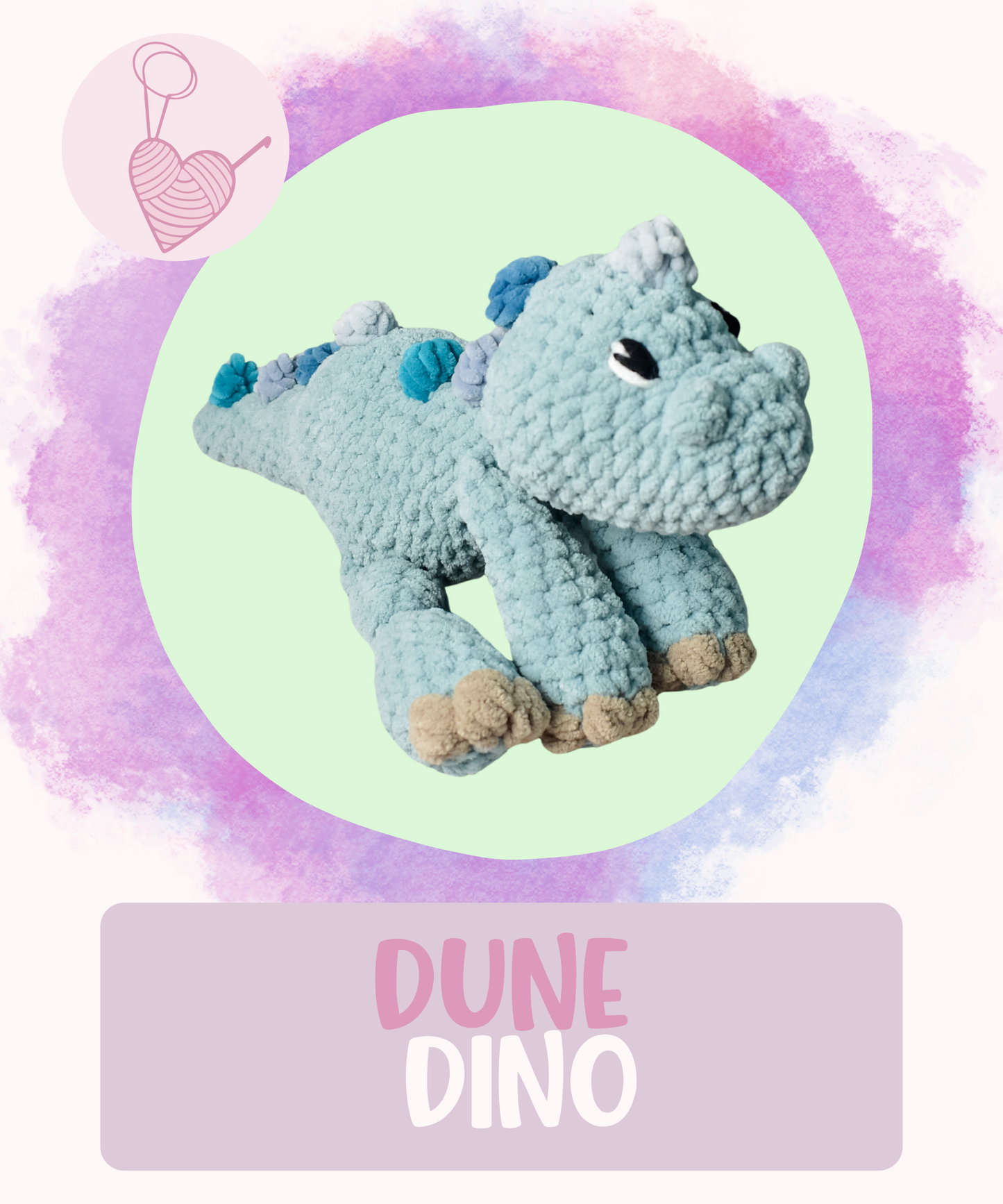 MADE TO ORDER- Dune Dino Little Plushie