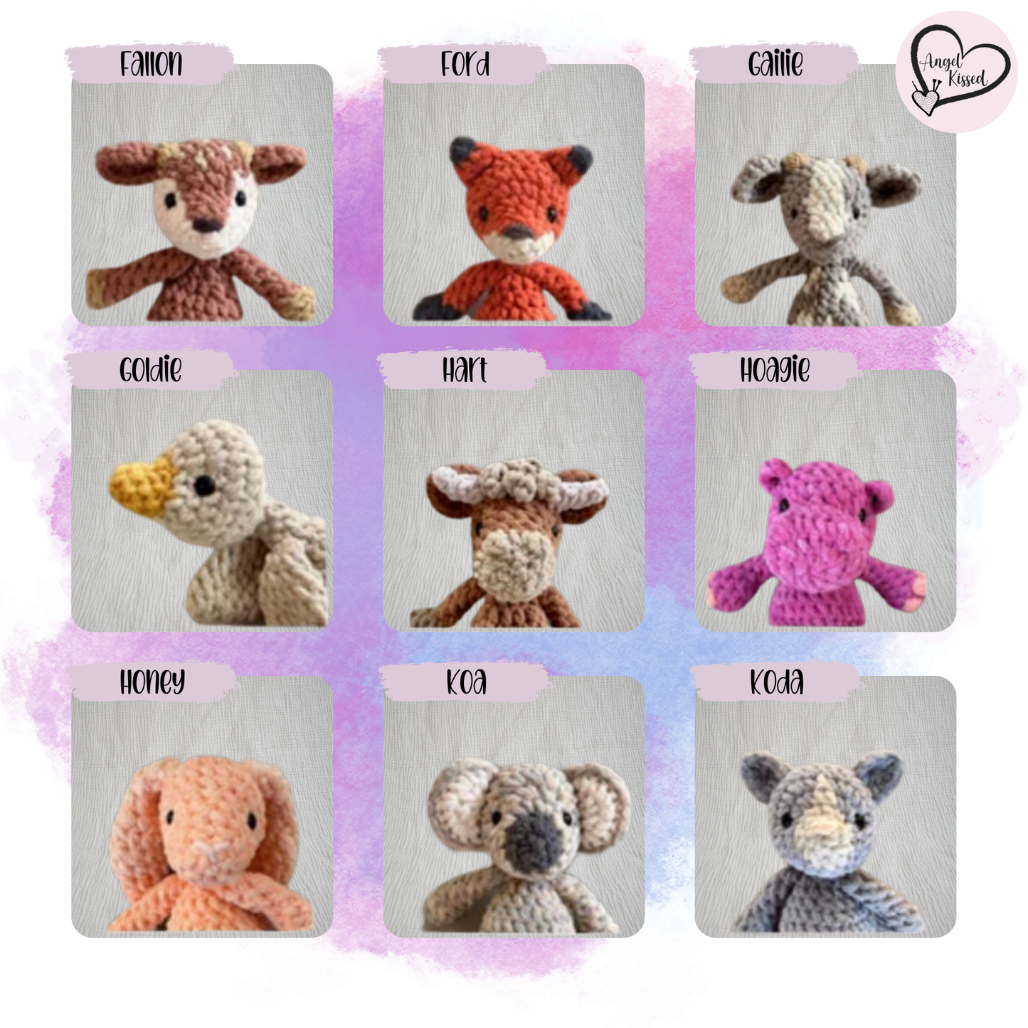 MADE TO ORDER- All Mini Plushie options