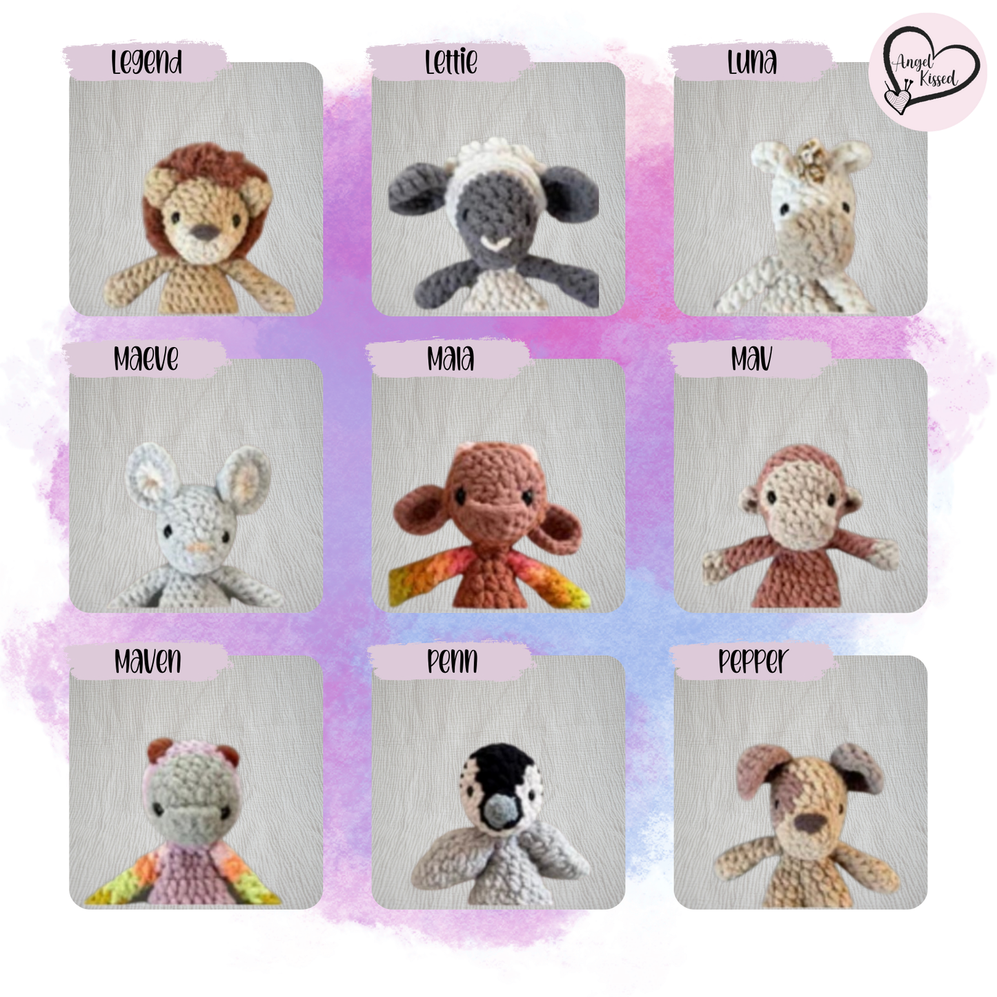 MADE TO ORDER- All Mini Plushie options