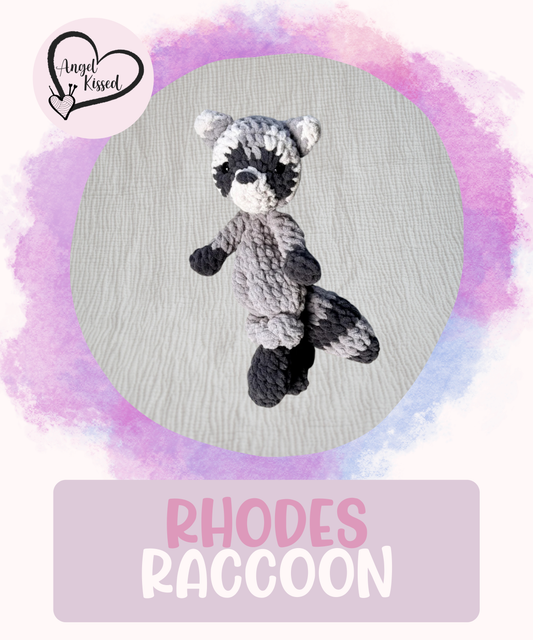 MADE TO ORDER- Rhodes Raccoon Mini Snuggler