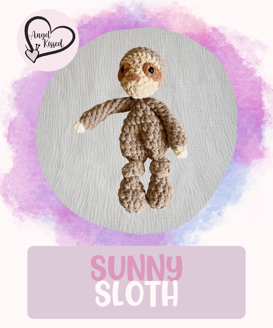 MADE TO ORDER- Sunny Sloth Mini Snuggler