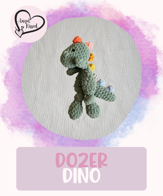 MADE TO ORDER- Dozer Dino Mini Snuggler