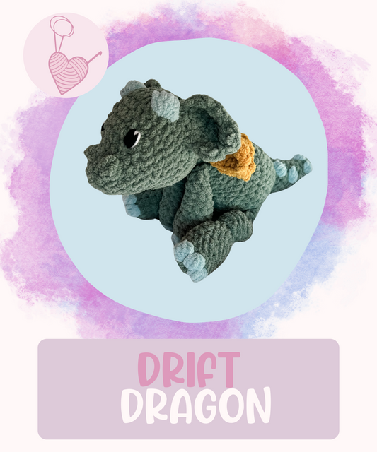 MADE TO ORDER- Drift Dragon Plushie