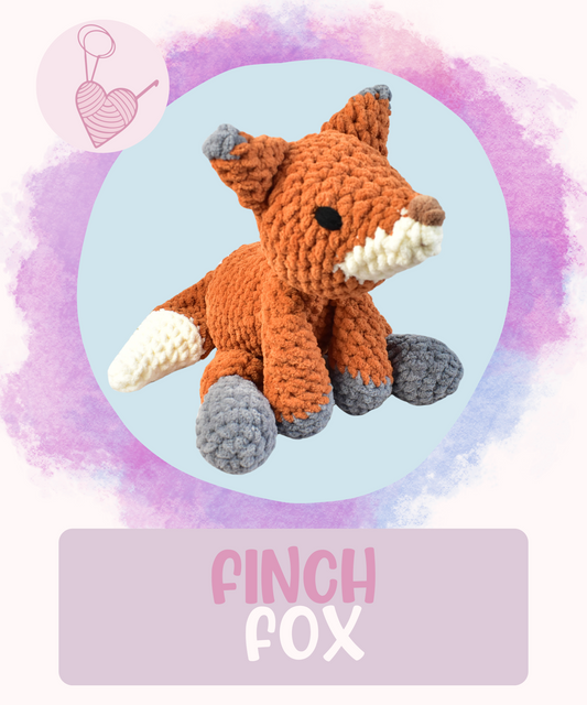 MADE TO ORDER- Finch Fox Plushie