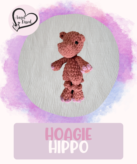 MADE TO ORDER- Hoagie Hippo Mini Snuggler