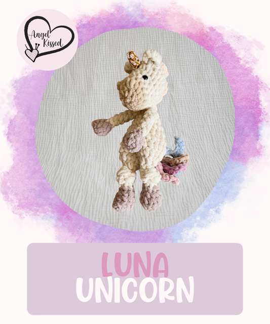 MADE TO ORDER- Luna Unicorn Mini Snuggler